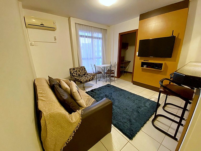 5.7 Flat aconchegante prox. Av. Beira-mar Norte